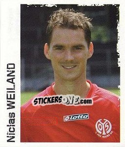 Cromo Niclas Weiland - German Football Bundesliga 2004-2005 - Panini