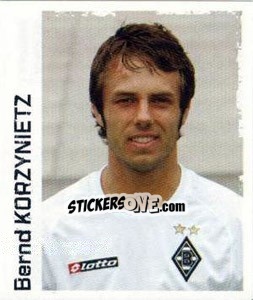 Sticker Bernd Korzynietz - German Football Bundesliga 2004-2005 - Panini