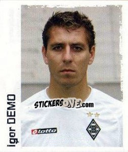 Sticker Igor Demo - German Football Bundesliga 2004-2005 - Panini