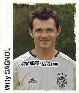 Sticker Willy Sagnol - German Football Bundesliga 2004-2005 - Panini