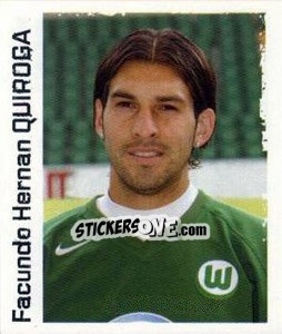 Sticker Facundo Hernan Quiroga - German Football Bundesliga 2004-2005 n. 477 - Panini