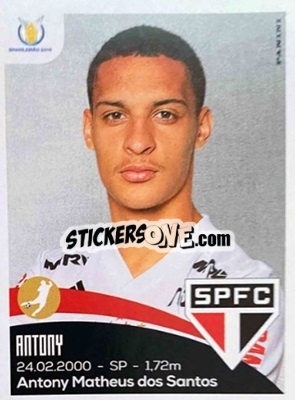 Sticker Antony - Campeonato Brasileiro 2019 n. 73 - Panini