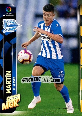 Sticker Martín - Liga 2019-2020. Megacracks - Panini
