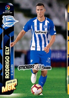 Sticker Rodrigo Ely - Liga 2019-2020. Megacracks n. 8 - Panini
