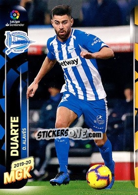 Sticker Duarte - Liga 2019-2020. Megacracks - Panini
