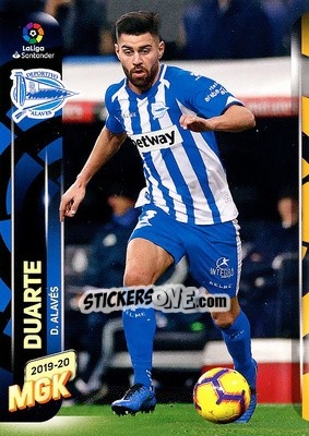 Sticker Duarte - Liga 2019-2020. Megacracks n. 9 - Panini