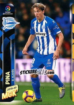 Sticker Pina - Liga 2019-2020. Megacracks n. 10 - Panini