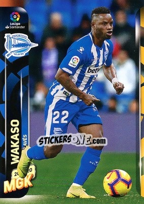 Sticker Wakaso - Liga 2019-2020. Megacracks - Panini