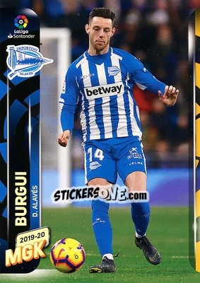 Sticker Burgui - Liga 2019-2020. Megacracks n. 14 - Panini