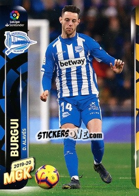 Cromo Burgui - Liga 2019-2020. Megacracks - Panini