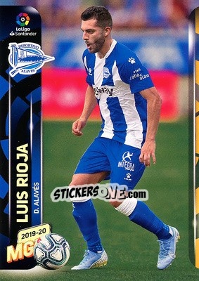 Sticker Luis Rioja - Liga 2019-2020. Megacracks n. 15 - Panini