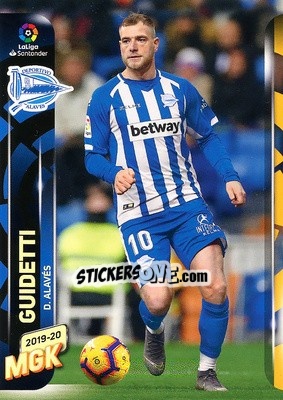 Sticker Guidetti - Liga 2019-2020. Megacracks n. 18 - Panini