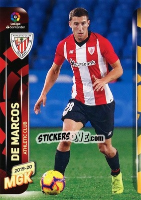 Sticker De Marcos - Liga 2019-2020. Megacracks - Panini