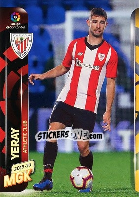 Sticker Yeray - Liga 2019-2020. Megacracks - Panini