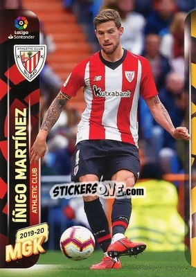 Sticker Ïñigo Martínez - Liga 2019-2020. Megacracks n. 25 - Panini