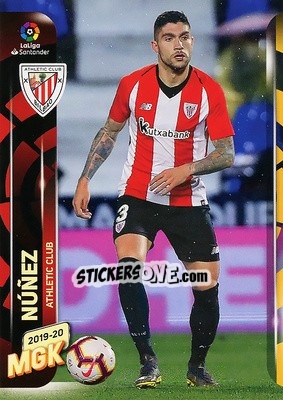Sticker Núñez - Liga 2019-2020. Megacracks n. 26 - Panini