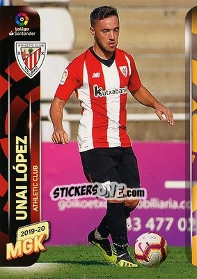 Sticker Unai López - Liga 2019-2020. Megacracks - Panini