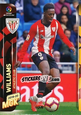 Sticker Williams - Liga 2019-2020. Megacracks - Panini