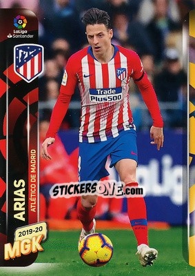 Sticker Arias - Liga 2019-2020. Megacracks n. 40 - Panini