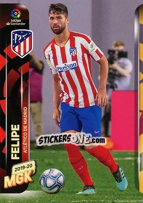 Sticker Felipe - Liga 2019-2020. Megacracks - Panini