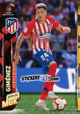 Sticker Jose Gímenez - Liga 2019-2020. Megacracks n. 42 - Panini