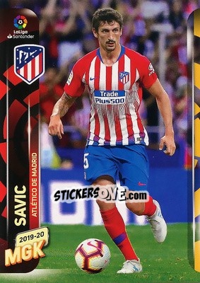 Sticker Stefan Savic - Liga 2019-2020. Megacracks n. 43 - Panini