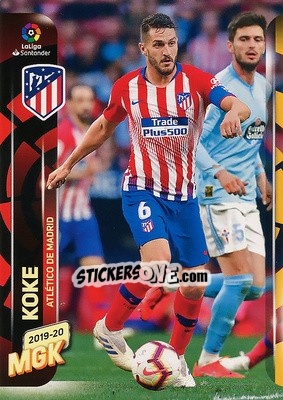 Sticker Koke - Liga 2019-2020. Megacracks n. 47 - Panini