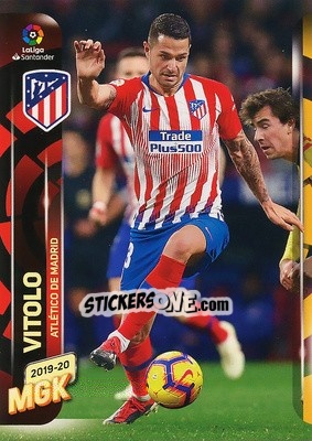 Sticker Vitolo - Liga 2019-2020. Megacracks n. 49 - Panini