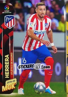 Figurina Héctor Herrera - Liga 2019-2020. Megacracks - Panini