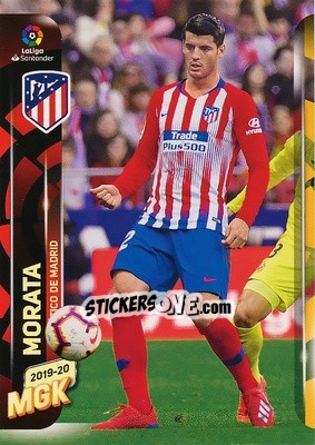 Sticker Morata - Liga 2019-2020. Megacracks n. 53 - Panini