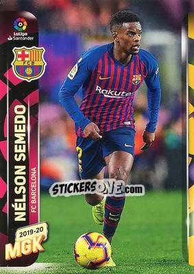 Cromo Nelson Semedo - Liga 2019-2020. Megacracks - Panini