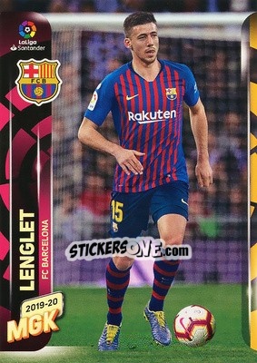 Sticker Lenglet - Liga 2019-2020. Megacracks n. 62 - Panini