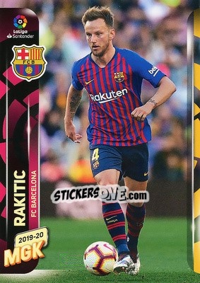 Sticker Rakitic - Liga 2019-2020. Megacracks n. 65 - Panini