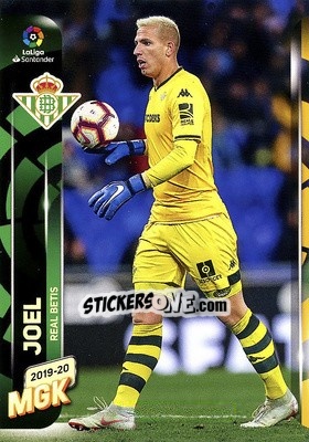 Sticker Joel - Liga 2019-2020. Megacracks - Panini
