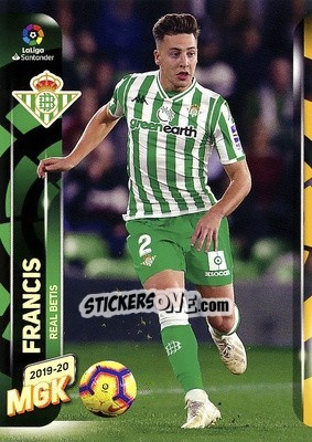 Sticker Francis - Liga 2019-2020. Megacracks - Panini