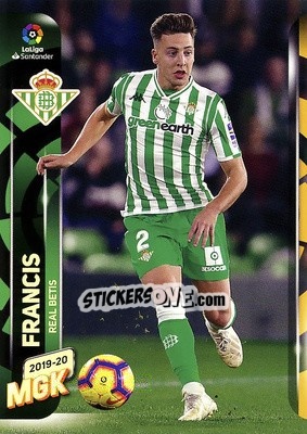 Cromo Francis - Liga 2019-2020. Megacracks - Panini