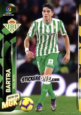 Sticker Bartra - Liga 2019-2020. Megacracks n. 78 - Panini