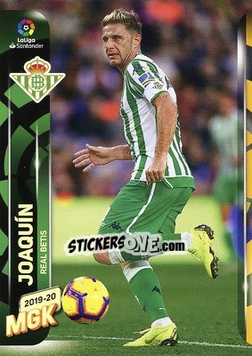 Sticker Joaquín - Liga 2019-2020. Megacracks - Panini