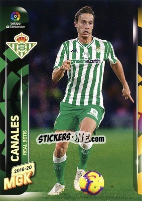 Sticker Canales - Liga 2019-2020. Megacracks n. 84 - Panini
