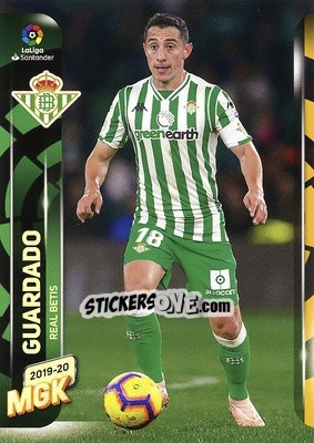 Sticker Guardado - Liga 2019-2020. Megacracks - Panini