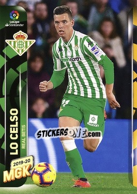 Sticker Lo Celso - Liga 2019-2020. Megacracks - Panini