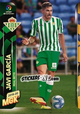 Cromo Javi García - Liga 2019-2020. Megacracks - Panini