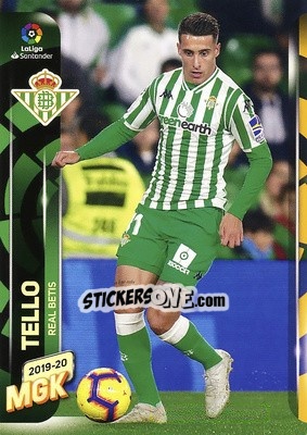 Sticker Tello - Liga 2019-2020. Megacracks - Panini