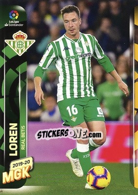 Sticker Loren - Liga 2019-2020. Megacracks - Panini