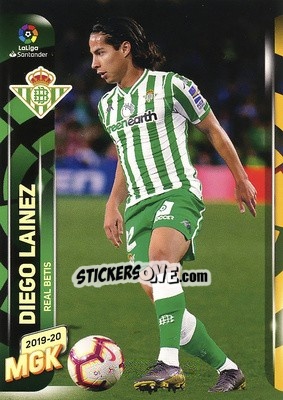 Sticker Diego Lainez - Liga 2019-2020. Megacracks - Panini