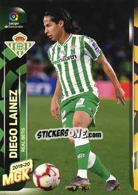 Sticker Diego Lainez - Liga 2019-2020. Megacracks n. 90 - Panini