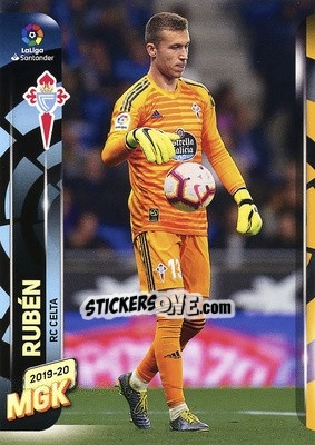 Cromo Rubén - Liga 2019-2020. Megacracks n. 92 - Panini