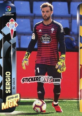 Sticker Sergio - Liga 2019-2020. Megacracks - Panini