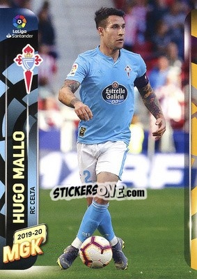 Cromo Hugo Mallo - Liga 2019-2020. Megacracks - Panini