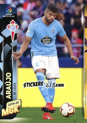 Sticker Araújo - Liga 2019-2020. Megacracks n. 95 - Panini